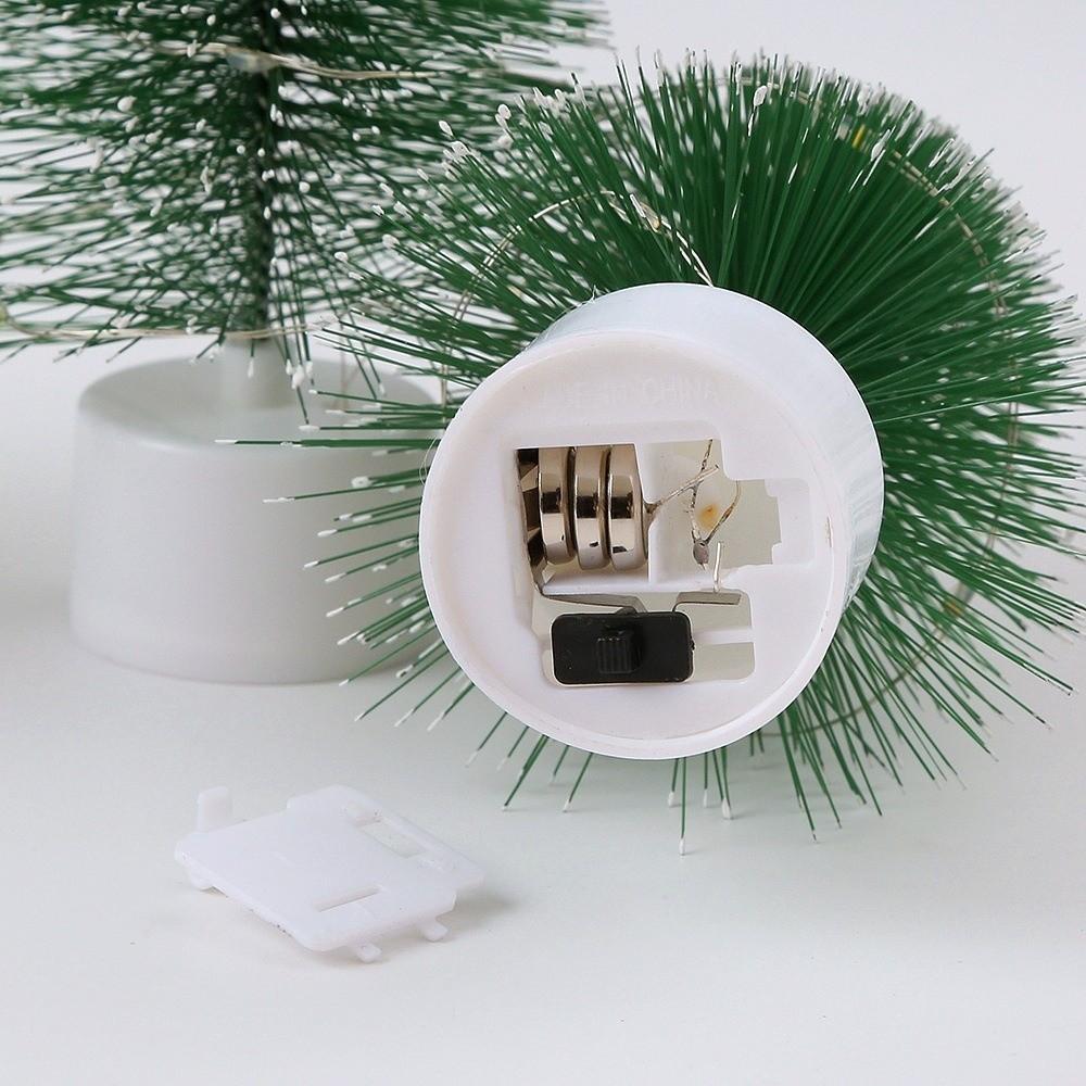 Colorful Lights Luminous Xmas Tree LED Xmas Tree Ornament Tabletop Christmas Trees  Children Gifts