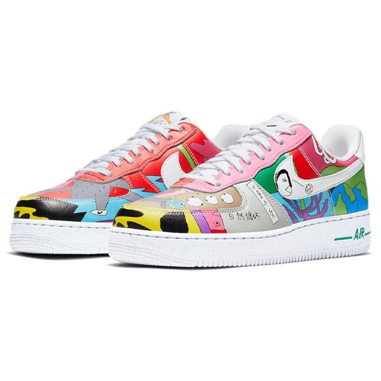 Кроссовки унисекс Ruohan Wang x Nike Air Force 1 Low Разноцветные CZ3990-900