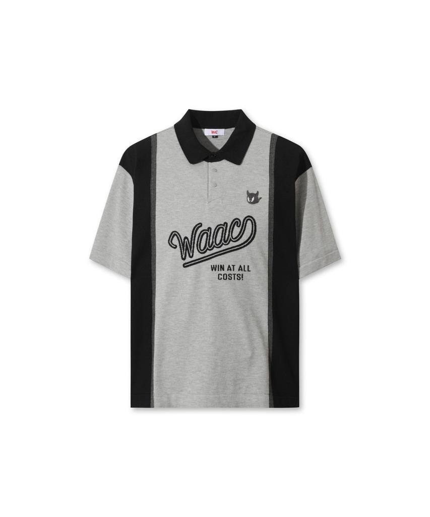 WAAC Waac Logo Relaxed Fit Knit Polo Wmwas26106Gyl