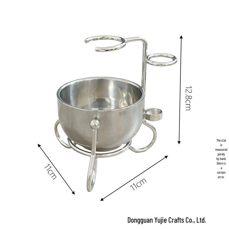 Набор держателей для бритвы и помазка с помазком для бритья и щеточкой для чистки