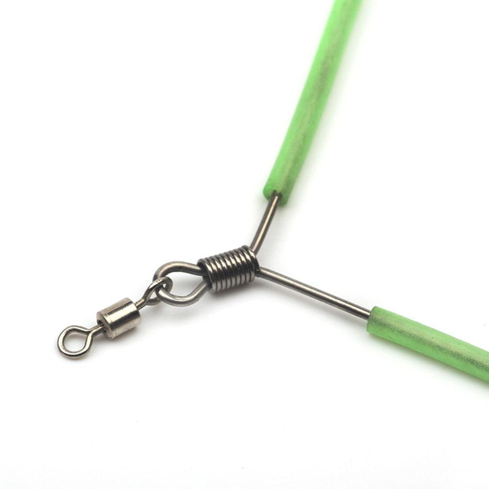 5PCS Luminous Fishing Balance Connector Trident Swivel Fishing Connector Saltwater