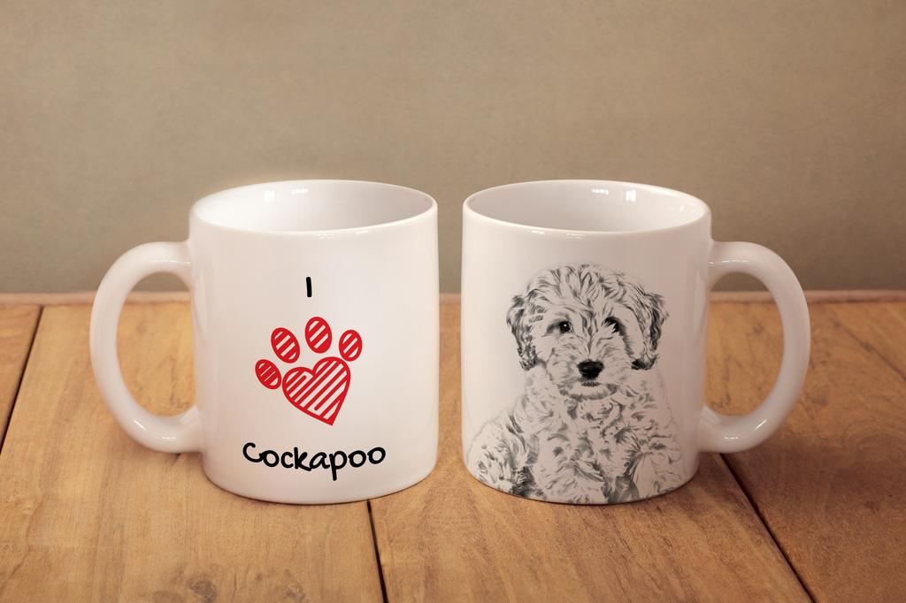 Cockapoo, Cockerpoo, Cockerdoodle - cup with a dog, cute cup with graphics, a gift with your photo from the Art-Dog brand