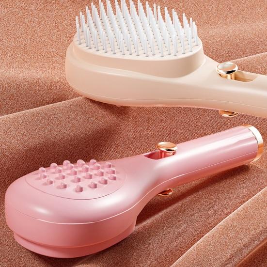 Выдвижная щетка для волос Самоочищающаяся щетина Массаж головы Антистатическая расческа для распутывания волос Портативные женские парикмахерские инструменты Подарок на день рождения