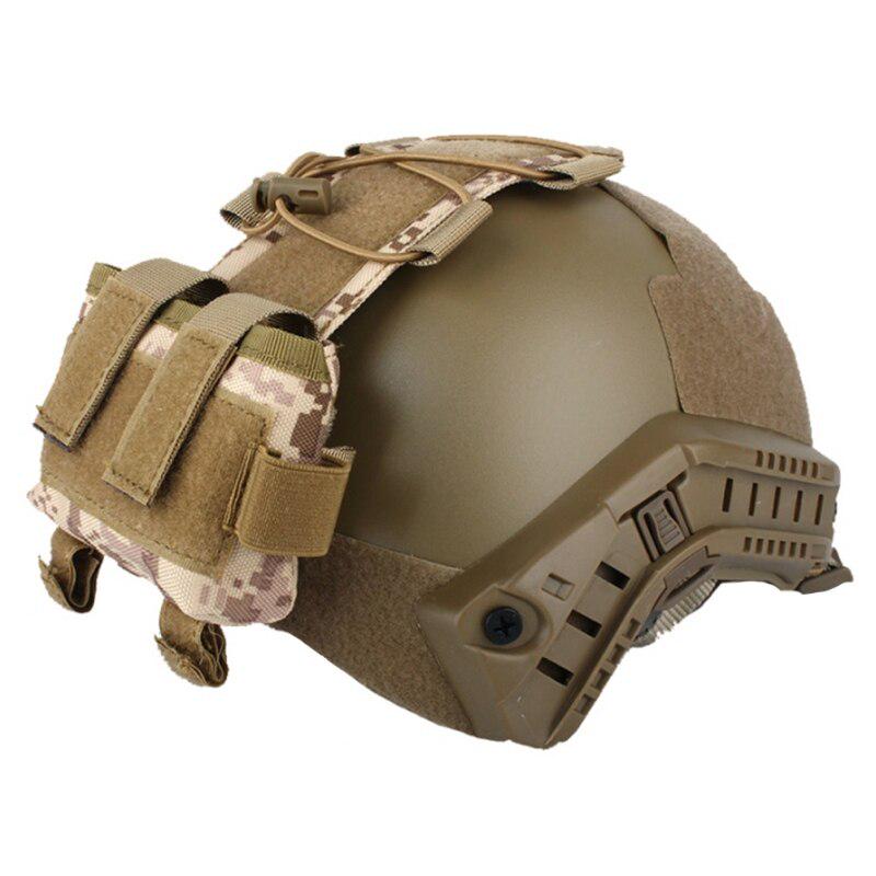 Tactical Pouch MK2 Battery Case For Helmet Camo Hunting Airsoft Helmet Balance Weight Bags Helmet Battery Bags