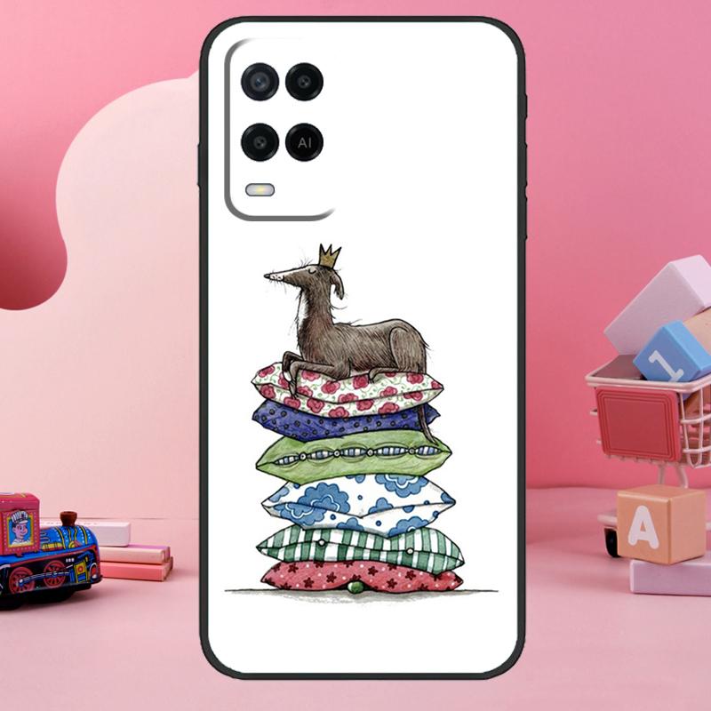 Galgo Greyhound Dog Case For OPPO A5 A9 A31 A53 A52 A72 A15 A16 A17 A57 A77 A54 A74 A94 A76 A96 A53S A54S A57S