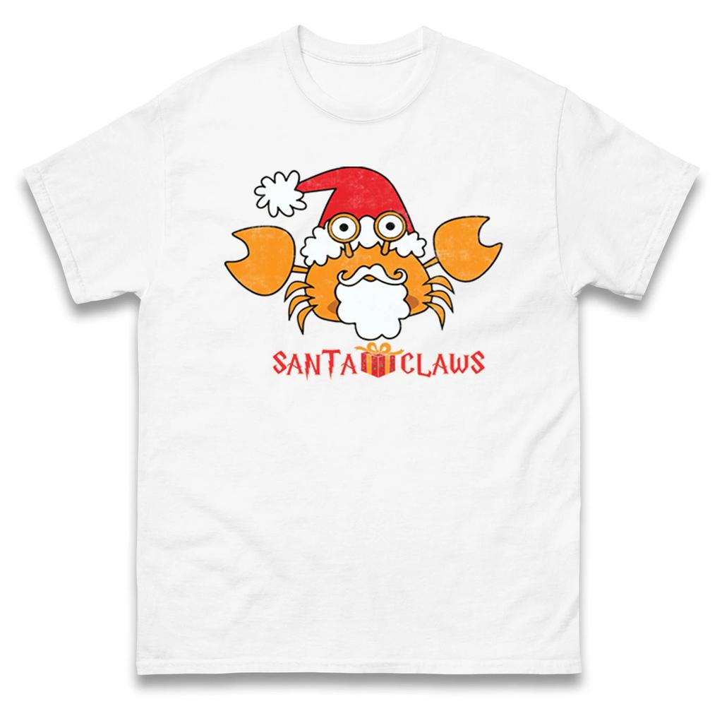 Santa Claws Crab Funny Christmas T Shirt,Offensive Christmas Tee,Ugly Christmas