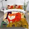 3D Cartoon Animal Bedding Set with High-definition Digital Printed Duvet and Pillowcase 2/3 Pieces Suitable for Children's Room and Home Decoration