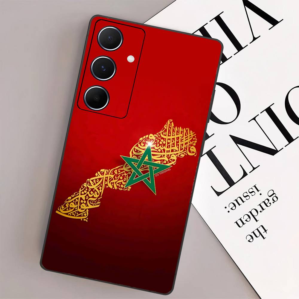 Чехол для телефона с картой и флагом Марокко для Samsung A 52 53 21 32 13 12 71 31 51 40 72 73 70 22 42 50 30 20 21