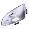 For Honda 10th Gen Civic 2016- Car Replacement Rearview Side Mirror Cover Wing Cap Exterior Door Rear View Case Trim Black