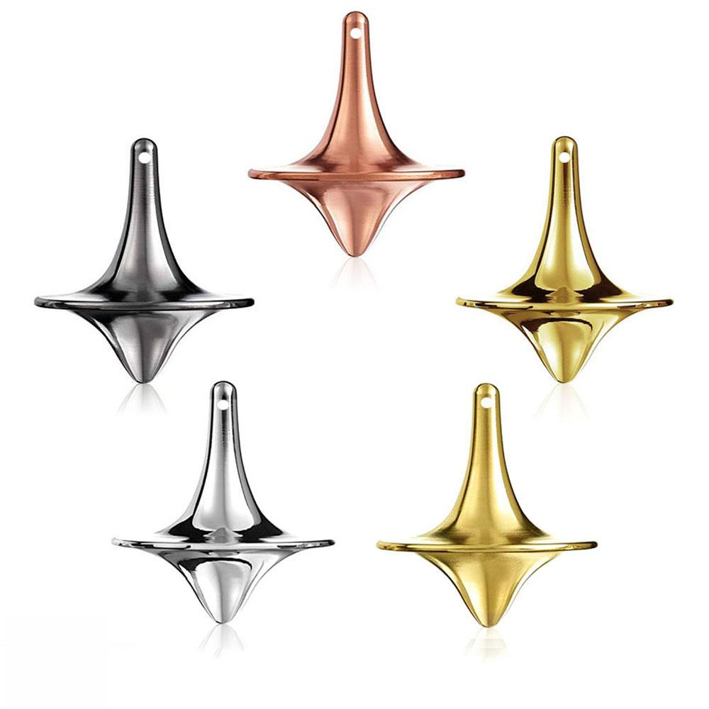 Decor Creative Gift Magic No Resistance Mini Gyro Gyroscope Toys Spinning Top