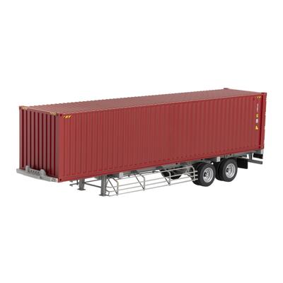 Platts Kencraft 40-футовый морской контейнер цвета ржавчины, специализированный транспортный прицеп 1/50 и