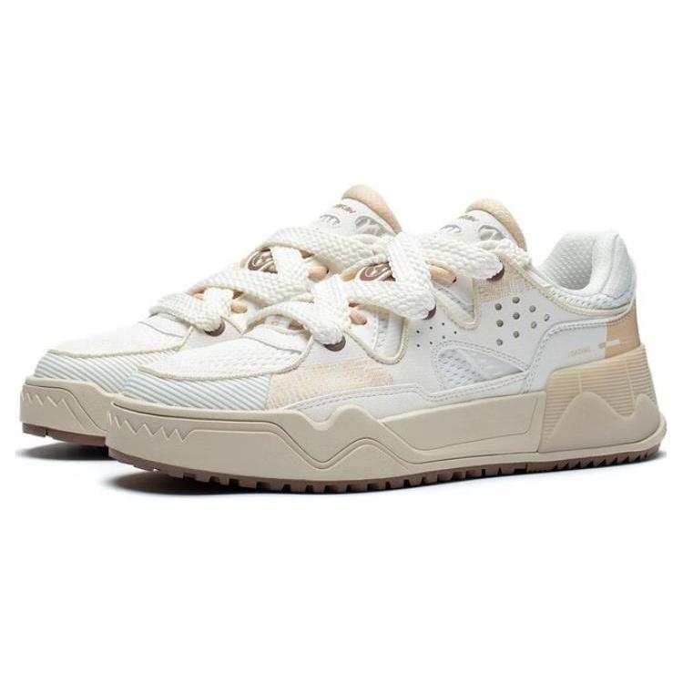 (WMNS) Li-Ning CF Flash Star 2.0 'White Light Brown' Women's AGLT088-2
