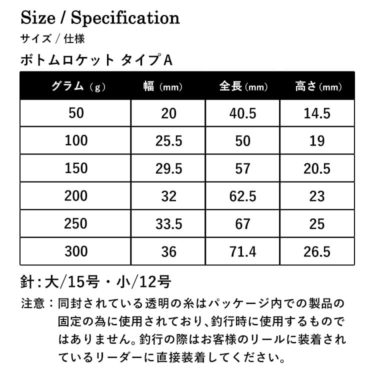 Bottom Rocket Type A Medium Tenya and Triangular Tairaba Inchiku