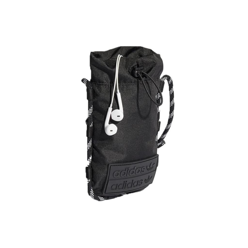Adidas Originals Recycled Material Sports Bag , Coin Purse , Card Holder , Shoulder Bag Unisex Black (Unisex) Shoulder Bags H32462