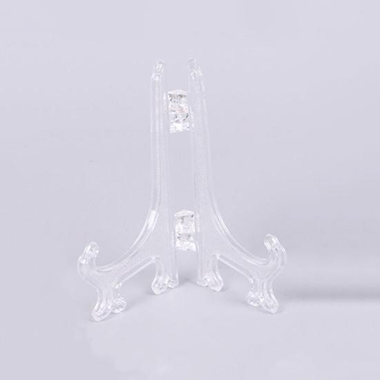 Держатель для дисплея тарелок, экологически чистый, для дома, переносная фоторамка, подставка для дисплея тарелок, мольберт, прочная, глянцевая, треугольная структура