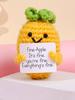 Funny Positive Poop Hug Pocket Hug Mini Handmade Plush Wool Knitted Doll Cute Desktop Decoration Birthday Holiday GiftDecoration