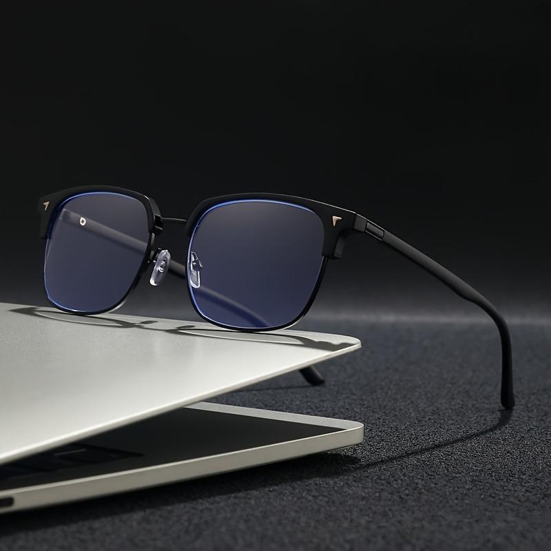 Стильные квадратные мужские компьютерные очки с защитой от синего света