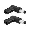 USB-C на DC5521 90° Адаптер: 12В PD Преобразователь питания