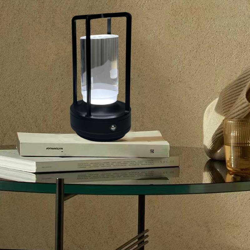 Светодиодная креативная настольная лампа, перезаряжаемая, сенсорная, ночник, прикроватная лампа для спальни, декоративная лампа для ресторана, бара, ресторана
