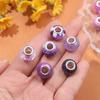 30/50/100 шт. смоляных бусин в европейском стиле с большими отверстиями, 14 мм, декоративные бусины, европейские бусины-ручки, разделительные бусины, сделай сам, изготовление браслетов, ювелирных изделий