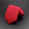 Classic Red Green Christmas Tie, For Men Women, Snow Santa Claus Ties, Party, Neckties