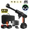3500W 6-in-1 Brushless Cordless High Pressure Car Washer Handheld Electric Car Wash Water Gun Portable Garden Spray Gun