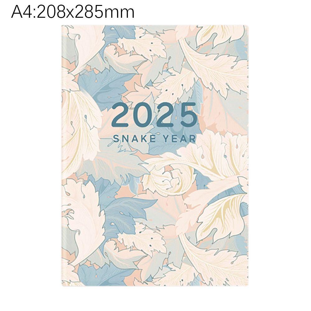 24 Sheets Schedules Notebook A4 A5 Agenda Planner High-quality 2025 Calendar Planner  School