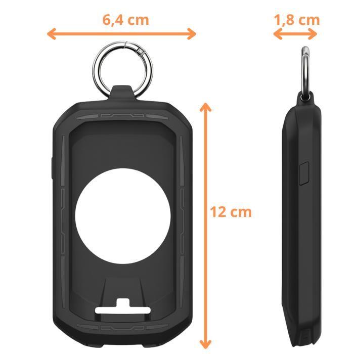 Чехол для Garmin Edge 1050 - Мягкий силиконовый чехол-футляр Черный Защита Phonillico®