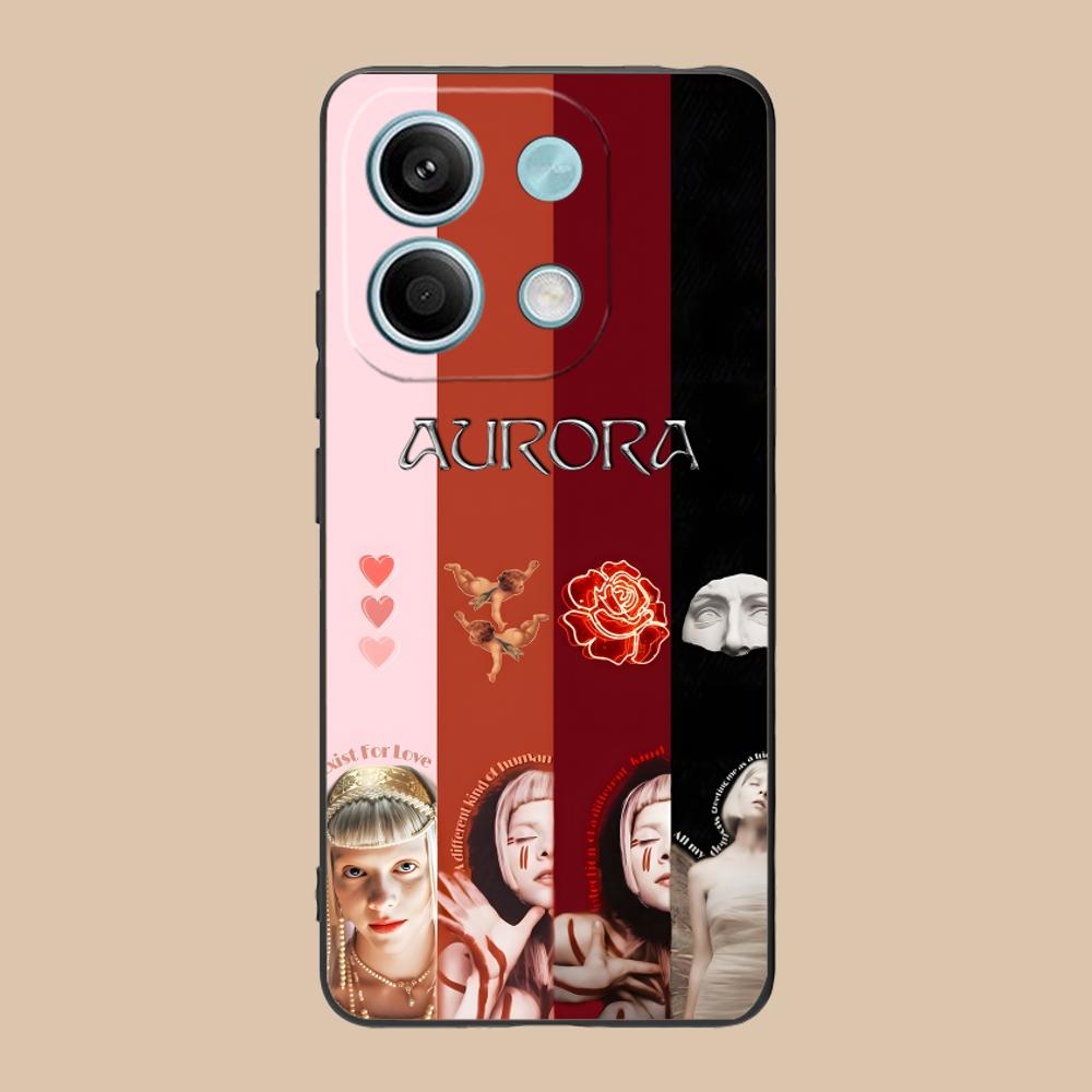 Aurora Aksnes Matte TPU Mobile Phone Case for POCO M7 M6 M5 M4 M3 X7 X6 X5 X4 X3 Pro GT 5G Colorful Printing Cover