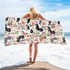 Cartoon Dogs Beach Towel, Super Absorbent Quick Dry Lightweight for Beach Swimming Camping Travel