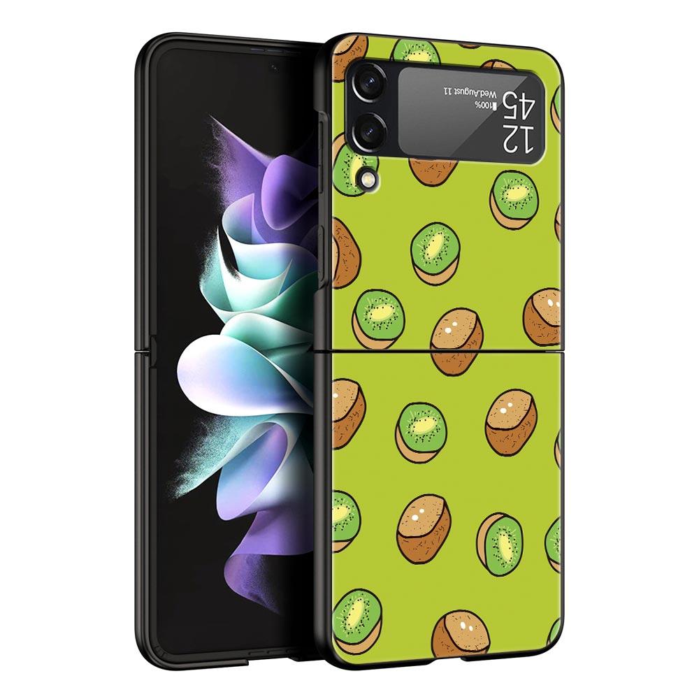 Летний Фруктовый Чехол Арбуз для Телефона Samsung Galaxy Z Flip3 Flip4 Flip5 Чехол-Оболочка для Z Flip 3 4 5 6 7 Жесткая Складная Крышка