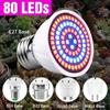 1Pc Indoor Bulbs Led Plant Grow Light E27 Full Spectrum Veg Hydro Garden Lamp(48Leds/60Leds/80Leds) XYZ