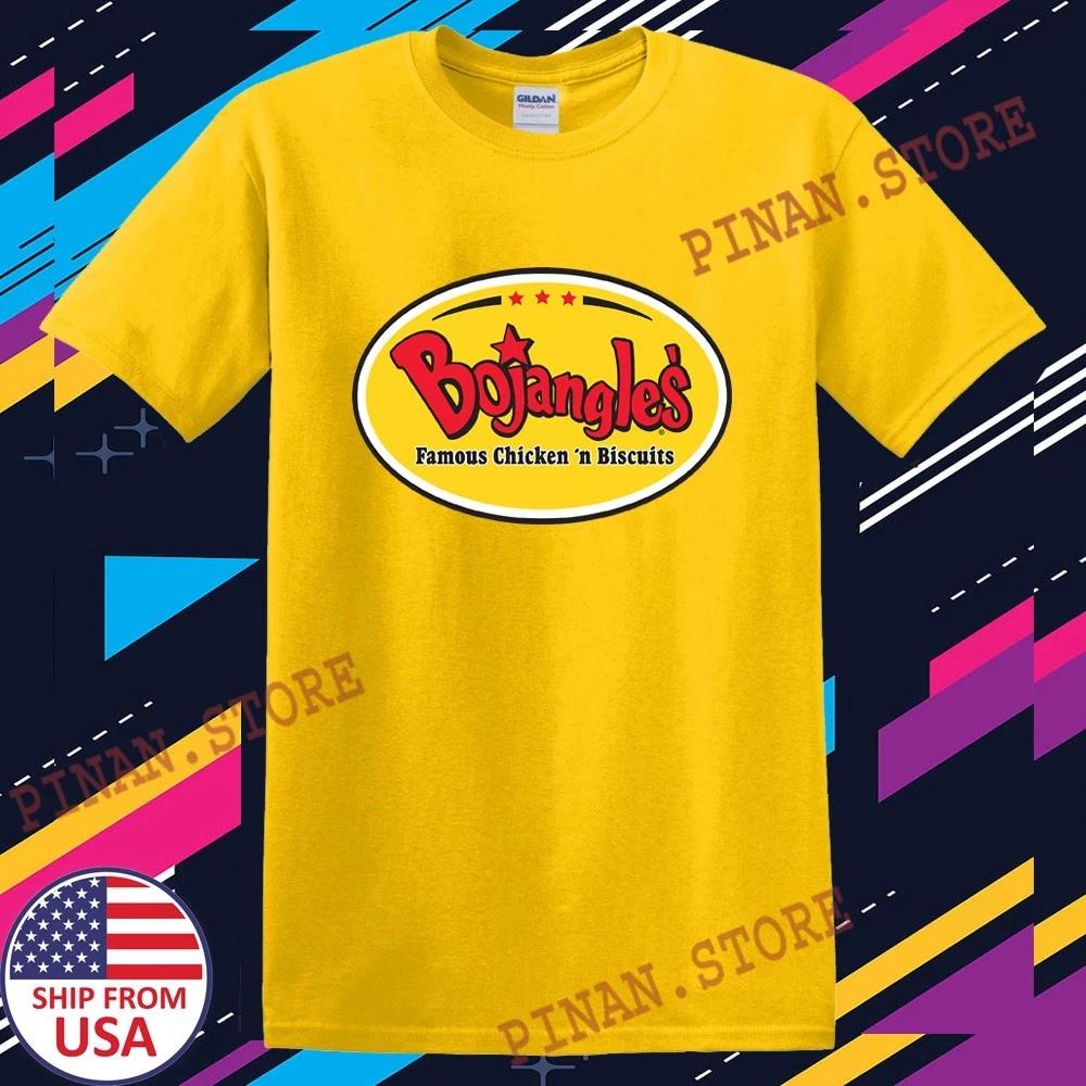 Ресторан быстрого питания Bojangles Мужской Ромашково-желтый Размер S-5XL