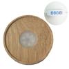 Round Wooden LED Light Base Multicolor USB Display Night Lamp Holder  Bars