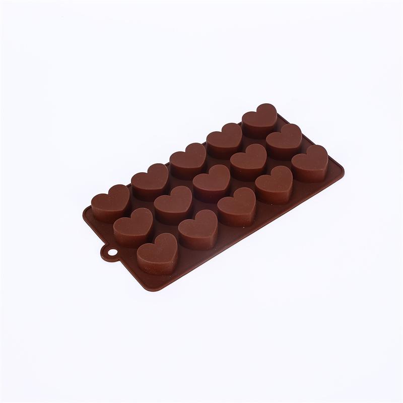 Heart Silicone Mold Baking 3D Love Chocolate Candy Pastry Tools Cake Decoration Silicone Ice Cube Tray Kitchen Accessories