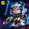 ToylinX 23cm Panda Mecha Building Blocks Set LED Light Up Panda Robot Toy Mecha Model Kit for Adults Kid Cool Action Figure Gift