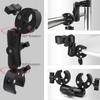 Crab Super Clamp Double Clip Camera Bracket For Dji Action6 5Pro GoPro Insta360 X5 Motorcycle Bicycle Handlebar Mount Accessory