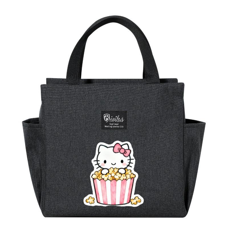 Изолированная сумка-ланчбокс Hello Kitty - Портативный контейнер для обеда для пикников и прогулок