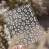 1pcs 5D Glitter Jasmine Flower Nail Stickers Embossed Flower Self-Adhesive Nail Art Decorations Decal Manicure Tools DIY