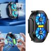 Dual Fan Mobile Phone Cooler Plug-in/Rechargeable Game Heat Sink Type-C Air Cooling for Android IOS PUBG Game Cooler