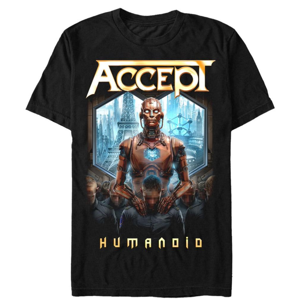 Hot Accept Cotton Band Shirt Unisex Summer Short Sleeve Fashion Brand Tee Luxury Casual Vintage
