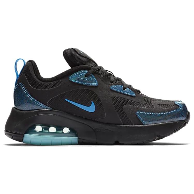 Nike Air Max 200 Black Blue Hero GS CQ4009-001