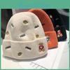 Bear Hat Little Knitted New Childrens Korean Edition Fashion Trend Warm Ear Protection Cute Winter Knitted Hat Trend