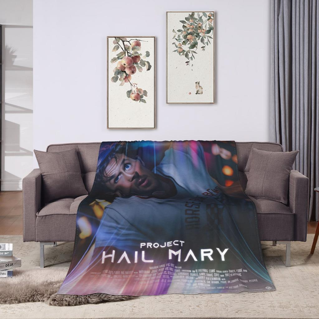 Ryland Grace Project Hail Mary Fan Concept Art Blankets Cozy Throw Blanket Spring Adults Girls Outdoor Picnic Bedspread