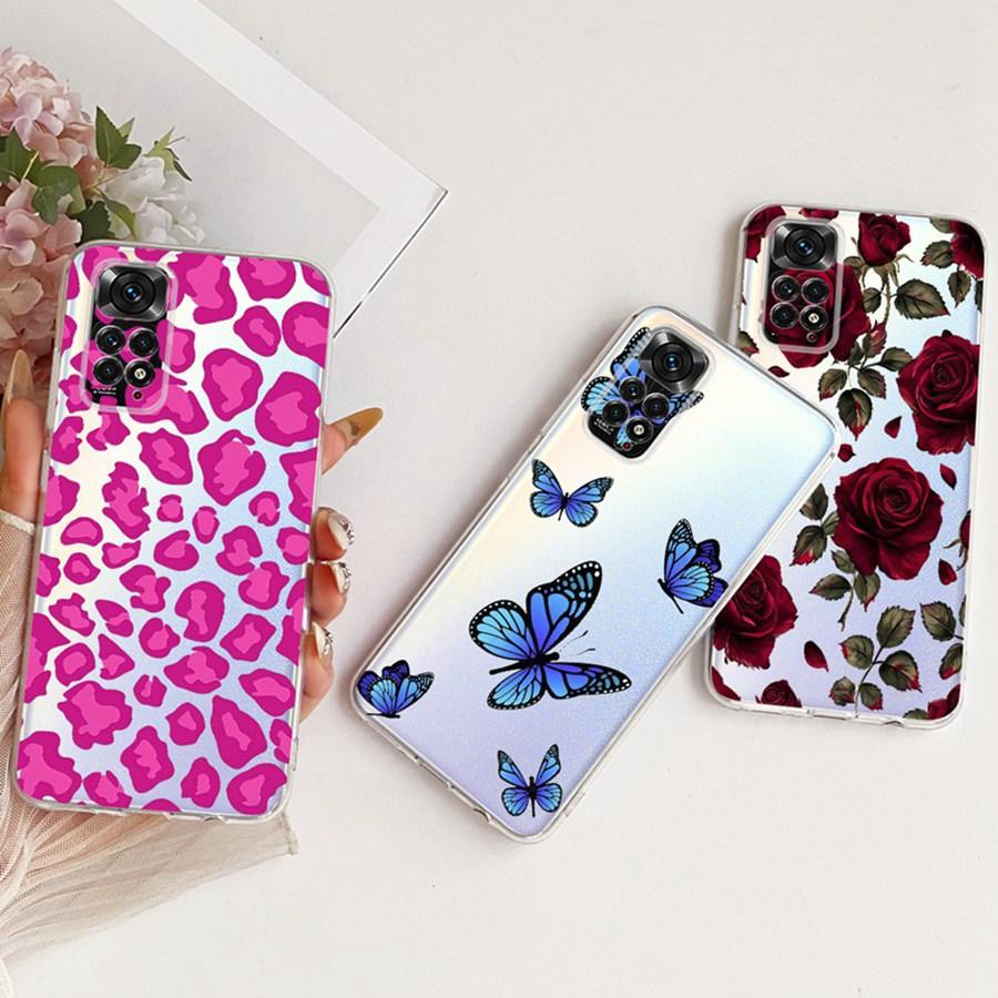 For Xiaomi Redmi Note 11 11S 4G Case Soft Silicone transparent Shockproof Cover For Redmi Note 11 Pro Fundas Note11 11Pro Shell