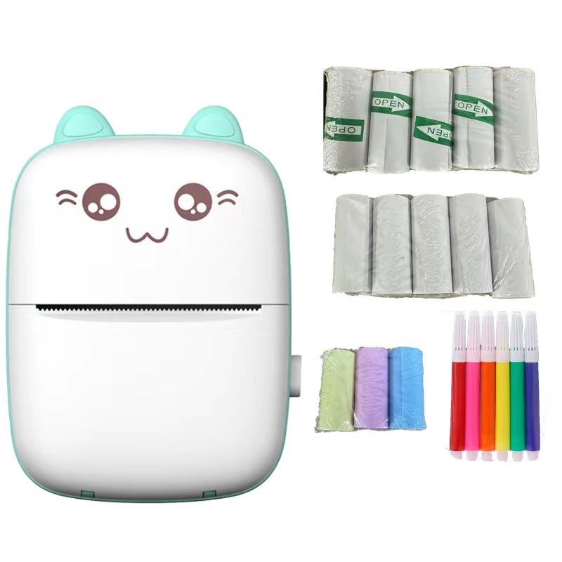 Мини-термопринтер для этикеток, мобильный телефон, портативный фотопринтер для студентов, принтер для неправильных вопросов