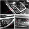 Real Carbon Fiber Car Inner Decorative Stickers Trim Strips Decal Cover For Toyota Highlander 2015-2018 Car Interior