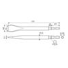 ANEX Faucet 18mm x Bit, Type, 150mm, AHF-1515