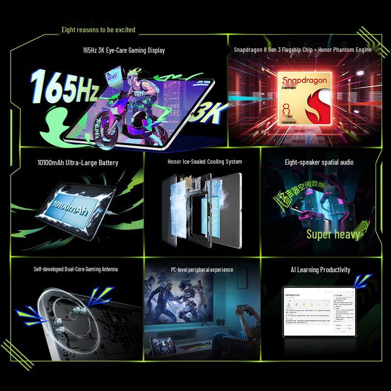 Honor Планшет GT2 Pro 12,5-дюймовый 3K 165 Гц Игровой Планшет с ИИ (Китайская версия)