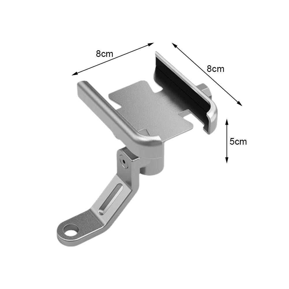 Motorcycle Mobile Phone Navigation Bracket Electric Motorcycle Mounted Riding Mobile Phone Bracket Shock-absorbing All Metal